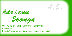 adrienn sponga business card